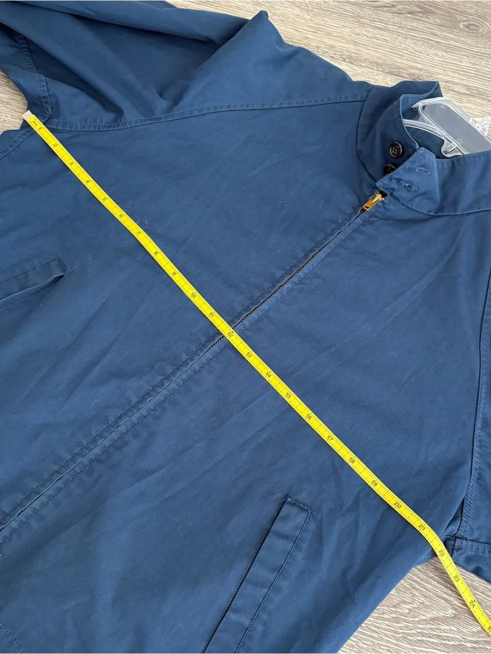 Vintage London Fog Men's Navy Stand-Collar Windbreaker Size 40 Reg